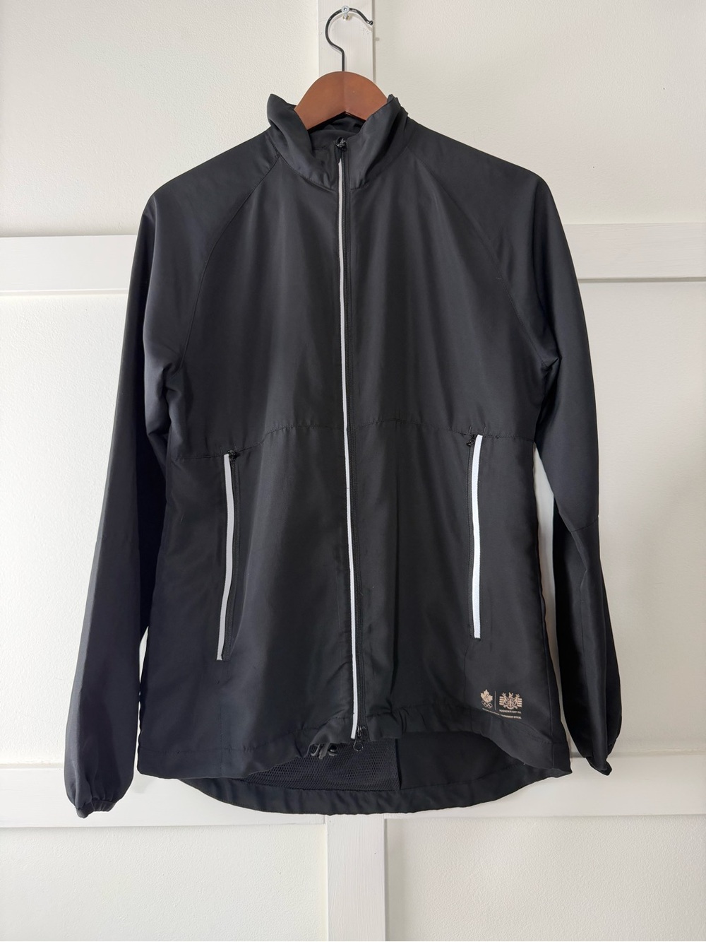 HBC Olympic Outfitters Black Windbreaker Jacket Women’s M